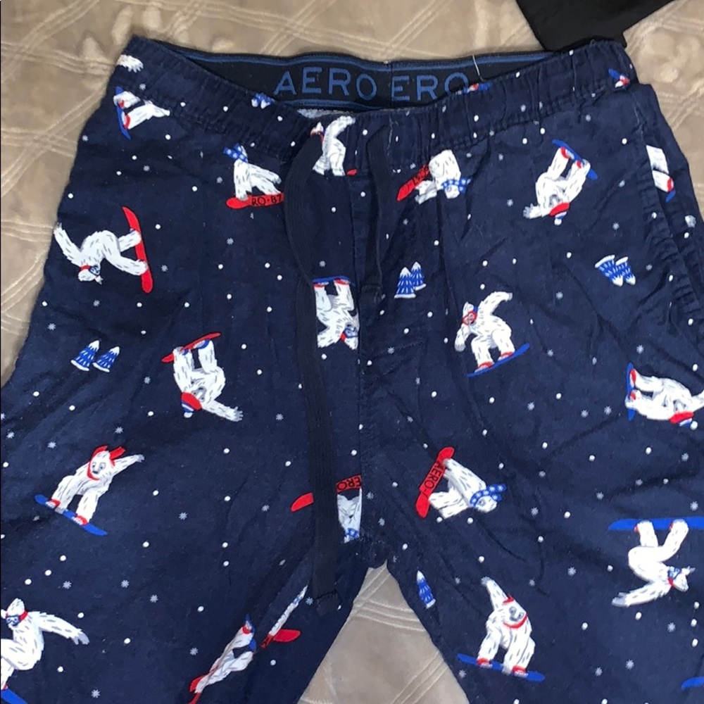 Fun snowboarding yeti pj pants